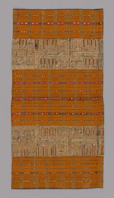 Woman's Ceremonial Skirt (tapis), Sumatra, 19th century. Creator: Unknown
