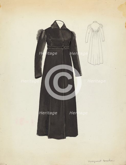 Woman's Coat, 1935/1942. Creator: Margaret Concha.