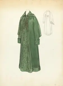 Woman's Coat, 1935/1942. Creator: Margaret Concha