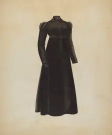 Woman's Coat, 1935/1942. Creator: Mina Greene