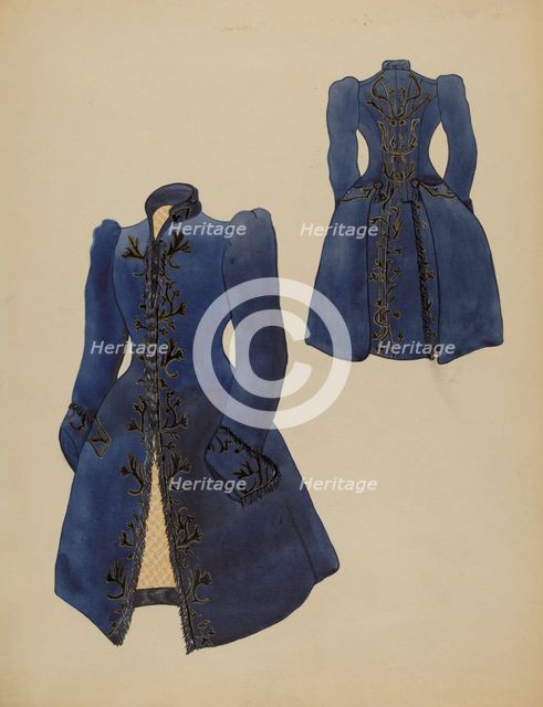 Woman's Coat, 1935/1942. Creator: Charles Criswell.