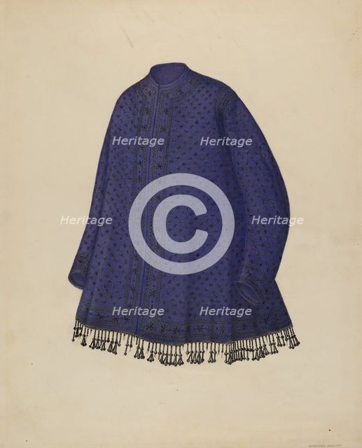 Woman's Coat, c. 1939. Creator: Dorothea Mierisch.