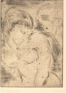 Woman's Dream (Der Traum des Weibes), 1914. Creator: Wilhelm Lehmbruck