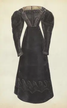 Woman's Dress, 1935/1942. Creator: Bessie Forman