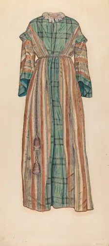 Woman's Dress, 1935/1942. Creator: Gerald Scalise