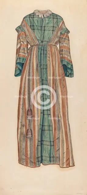 Woman's Dress, 1935/1942. Creator: Gerald Scalise.