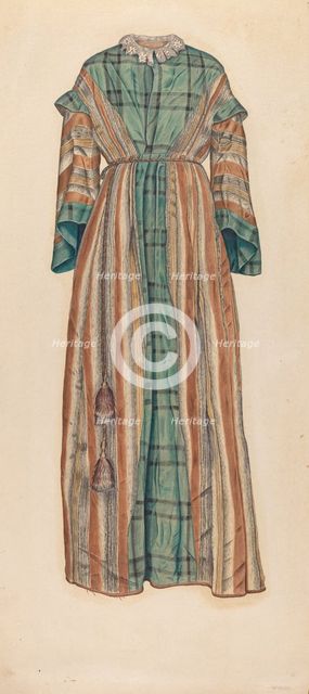 Woman's Dress, 1935/1942. Creator: Gerald Scalise.