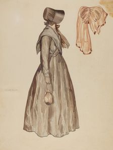 Woman's Dress, 1935/1942. Creator: Lillian Causey