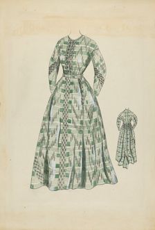 Woman's Dress, c. 1936. Creator: Rosalia Lane