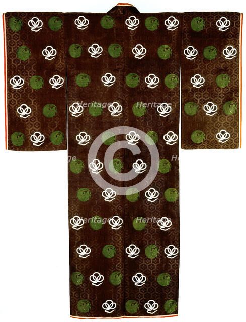 Woman's Formal Outter Coat (Uwagi), late 19th century. Creator: Unknown.