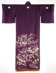 Woman's Garment, Kimono (Kosode), early 19th century. Creator: Unknown
