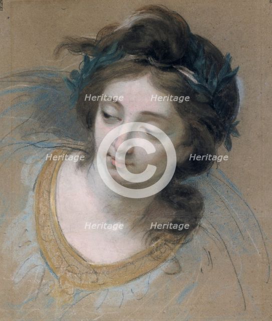 'Woman's Head', 1780.   Artist: Marie Louise Élisabeth Vigée-Lebrun