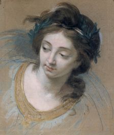 Woman's Head 1780. Artist: Marie Louise Élisabeth Vigée-Lebrun