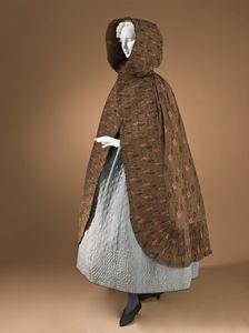 Woman’s hooded cape with finely pleated trim, Provence, France, between 1785 and 1820. Creator: Unknown