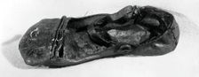 Woman's Horned Toe Shoe, England, 16th century. Creator: Unknown