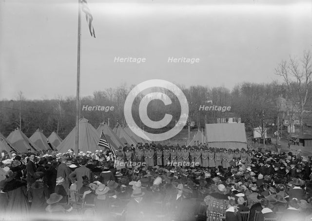 Woman's National Service School Under Woman's Section, Navy League, 1917. Creator: Harris & Ewing.