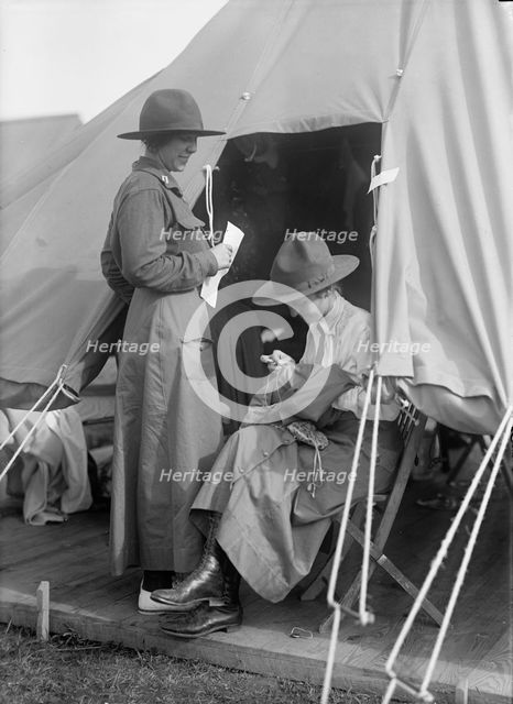 Woman's National Service School, Under Woman's Section, Navy League, Activities, 1916. Creator: Harris & Ewing.