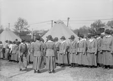 Woman's National Service School, Under Woman's Section, Navy League, Review, 1916. Creator: Harris & Ewing