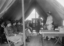 Woman's National Service School Under Woman's Section, Navy League, Instr. By Red Cross..., 1916. Creator: Harris & Ewing