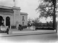 Woman's National Service School Under Woman's Section, Navy League, Massed On Steps of Pan..., 1917. Creator: Harris & Ewing