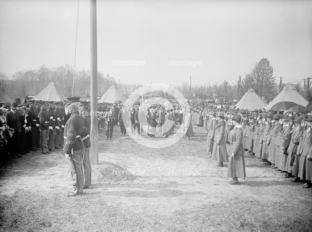 Woman's National Service School, Under Woman's Section, Navy League, Mess Test, 1917. Creator: Harris & Ewing.
