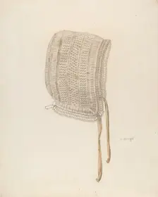 Woman's Night Cap, c. 1939. Creator: Virginia Berge