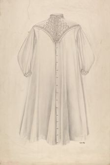 Woman's Nightgown, c. 1938. Creator: Edith Miller