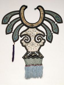 Woman's Pendant Collar, about 1880-1890. Creator: Unknown