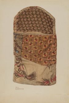 Woman's Pocket, 1935/1942. Creator: Joseph Lubrano
