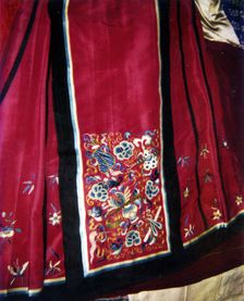 Woman's Qun (Skirt), China, 1880/90, Qing dynasty (1644-1911). Creator: Unknown
