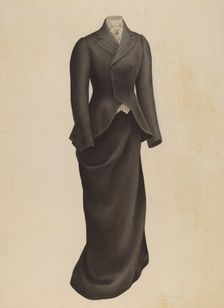 Woman's Riding Habit, 1935/1942. Creator: Henry De Wolfe