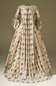 Woman’s Robe à la française, circa 1770. , c.1770. Creator: Unknown