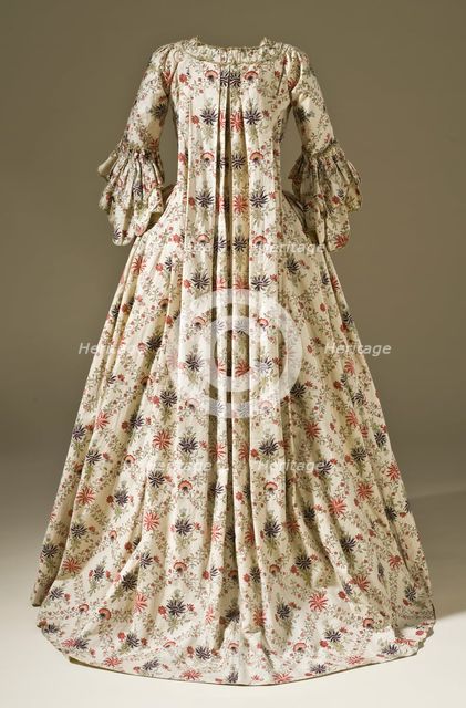 Woman’s Robe à la française, circa 1770. , c.1770. Creator: Unknown.