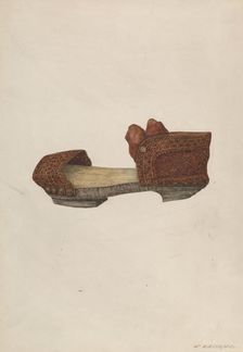 Woman's Sandal, c. 1939. Creator: William Kieckhofel