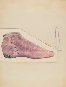 Woman's Shoe, 1935/1942. Creator: Melita Hofmann