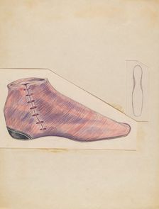 Woman's Shoe, 1935/1942. Creator: Melita Hofmann