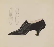 Woman's Shoe, 1935/1942. Creator: Carl Schutz