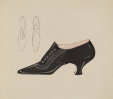 Woman's Shoe, 1935/1942. Creator: Carl Schutz