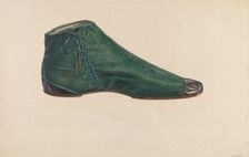 Woman's Shoe, 1935/1942. Creator: Unknown