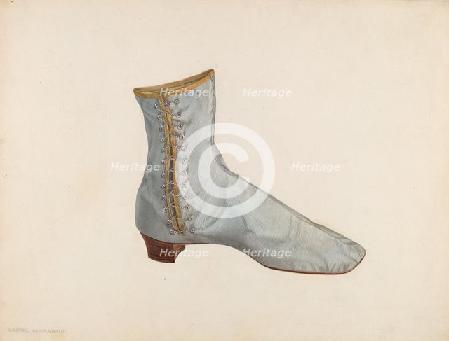 Woman's Shoe, c. 1940. Creator: Daniel Marshack.