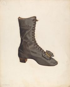 Woman's Shoe, c. 1940. Creator: Daniel Marshack