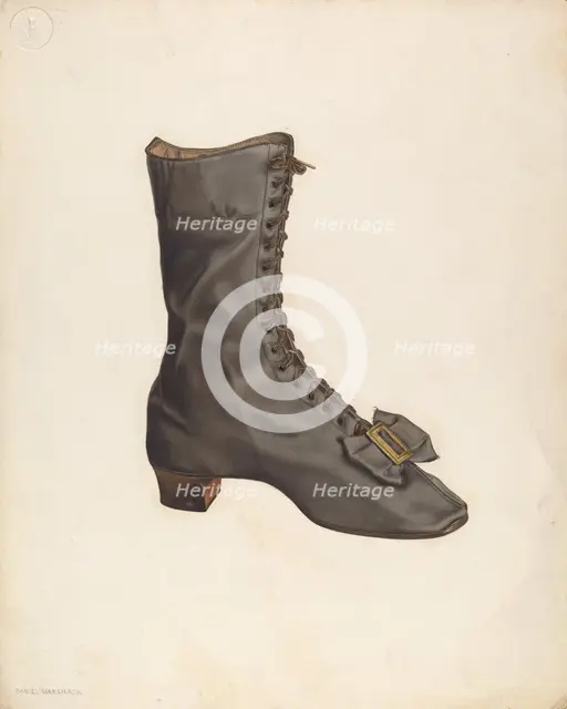 Woman's Shoe, c. 1940. Creator: Daniel Marshack.