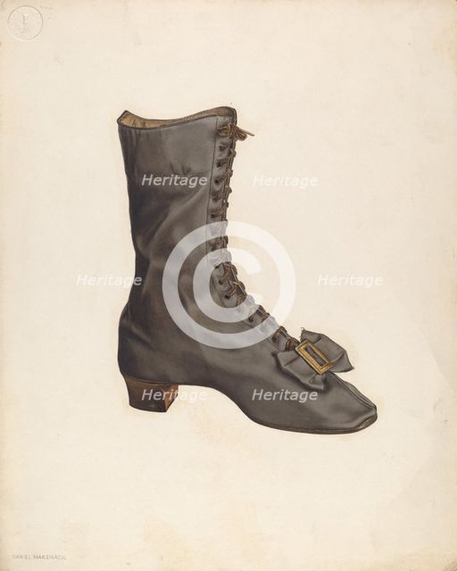 Woman's Shoe, c. 1940. Creator: Daniel Marshack.