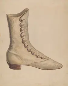 Woman's Shoe, c. 1938. Creator: Francis Law Durand