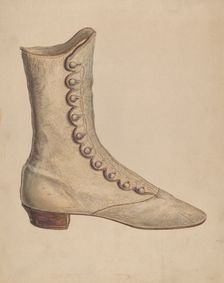 Woman's Shoe, c. 1938. Creator: Francis Law Durand