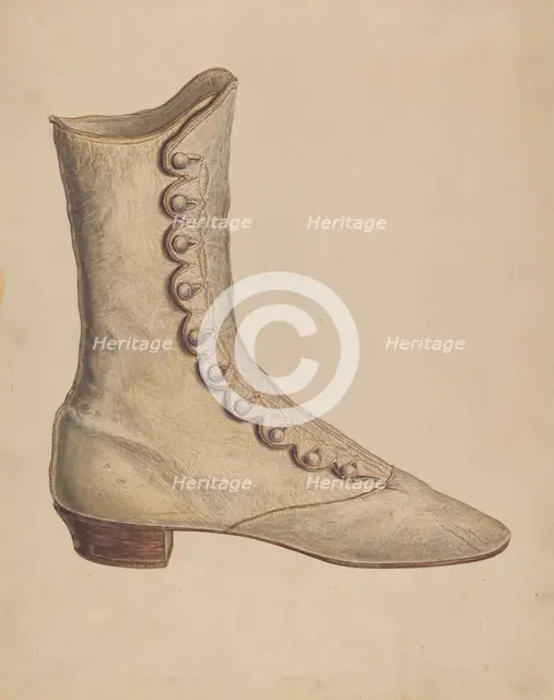 Woman's Shoe, c. 1938. Creator: Francis Law Durand.