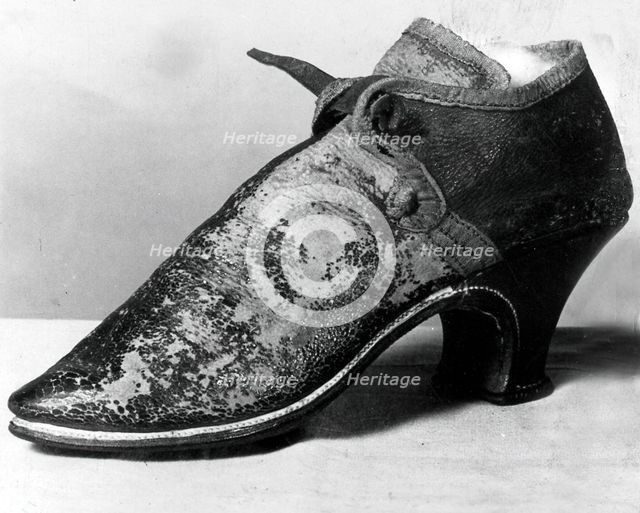 Woman's Shoe, England, 1801/25. Creator: Unknown.