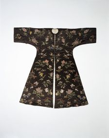 Woman's Silk Robe, c. 1770-1780. Creator: Unknown