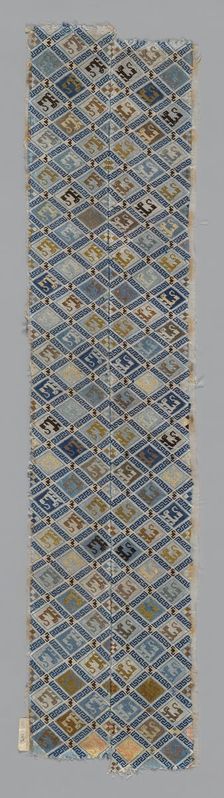 Woman's Sleeve Band, China, Qing dynasty (1644-1911), 1875/1900. Creator: Unknown