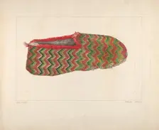Woman's Slipper, 1935/1942. Creator: Frank Maurer